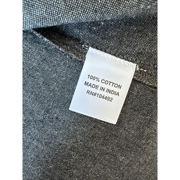 MSquare by Neetu Malik Tunic Size 1 Gray Asymmetrical Hem Lagenlook Women - Picture 8 of 10